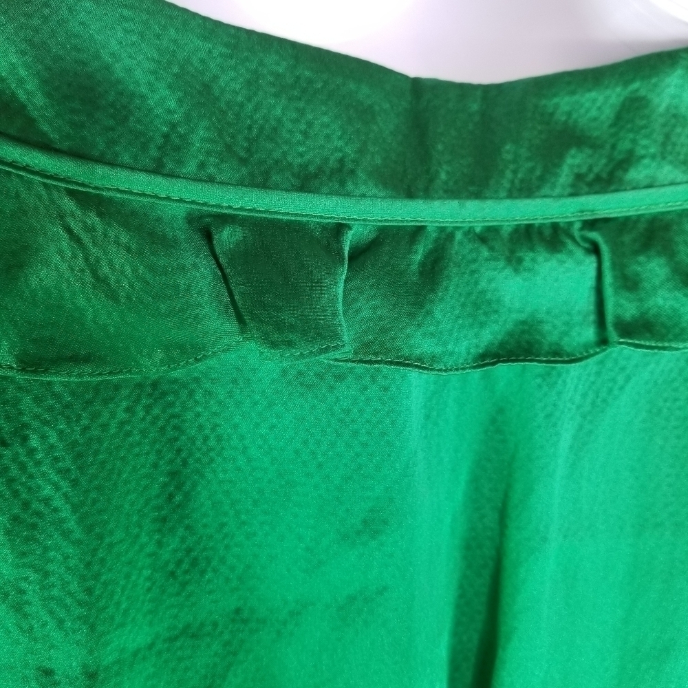 Susana Monaco green silk babydoll kimono dress - Picture 5 of 9